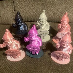 3-D printed gnomes